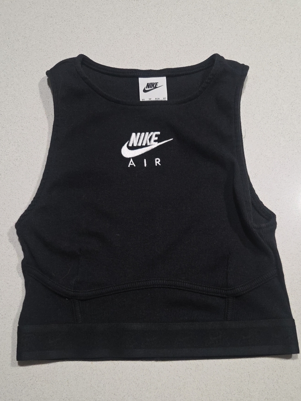 Nike Black Air Cropped Tank - Women's
